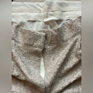 NWT H&M Bone Sequins Trousers - Size 16